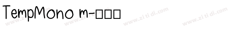 TempMono m字体转换